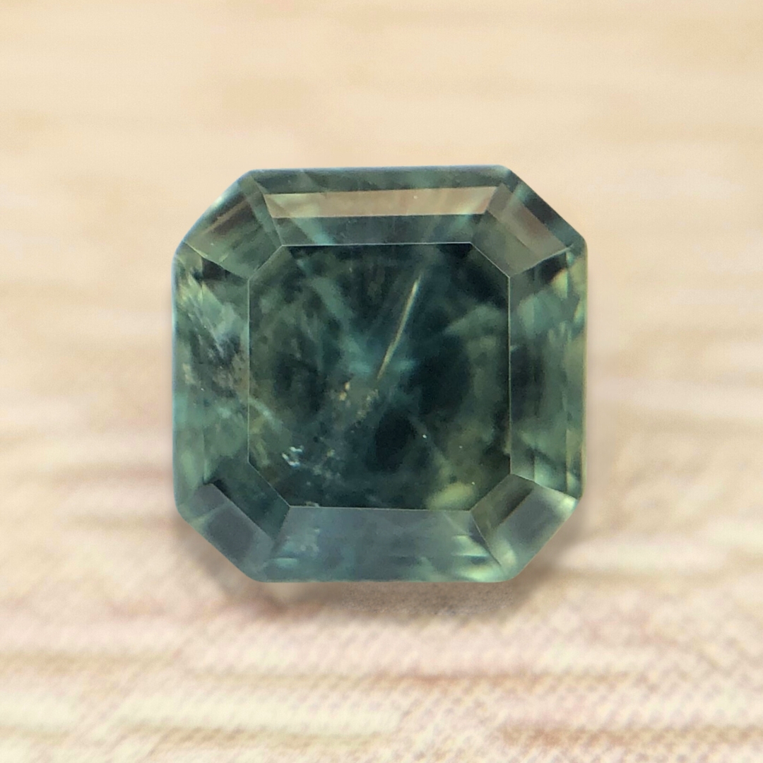 1.34ct Octagon Step Cut Sapphire