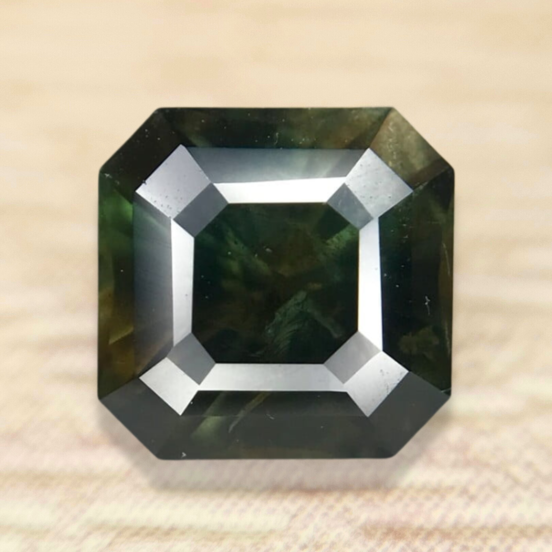 1.24ct Octagon Step Cut Sapphire