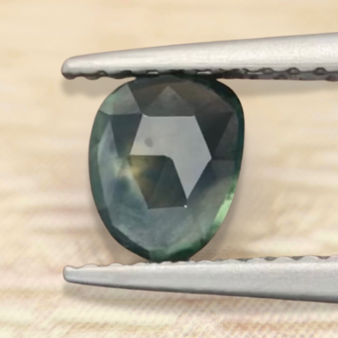 1.07ct Free Form Rose Cut Sapphire