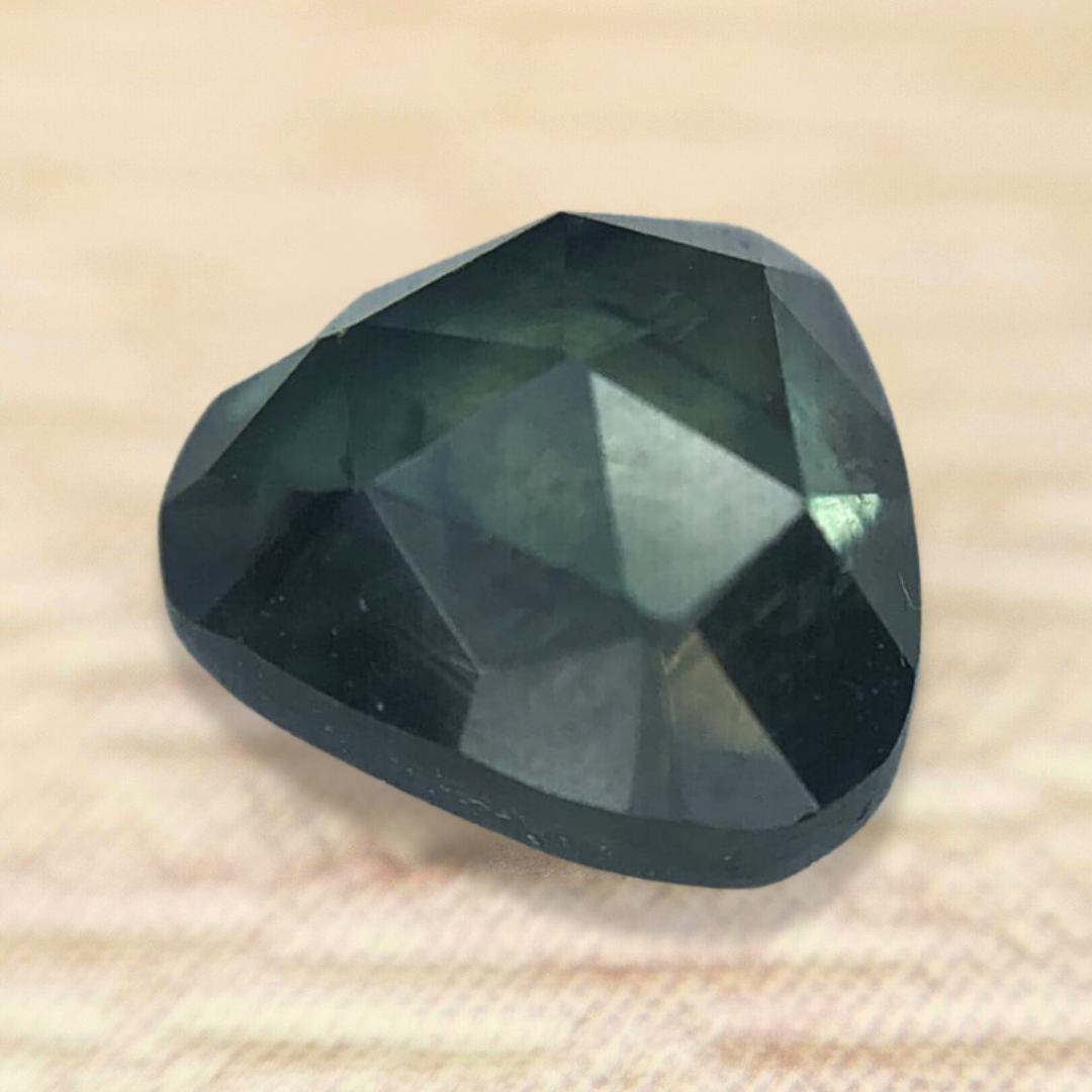 1.30ct Free Form Rose Cut Sapphire