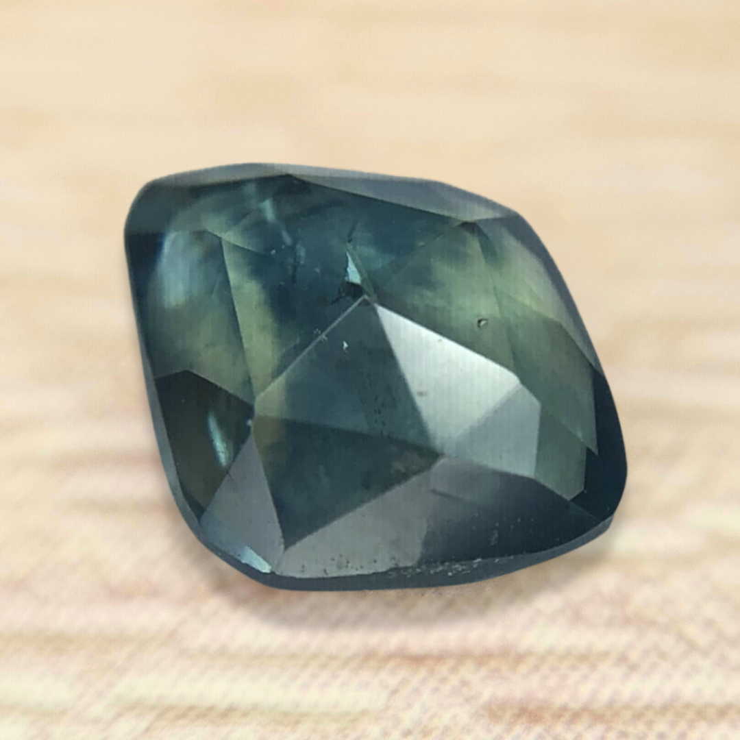 1.13ct Free Form Rose Cut Sapphire