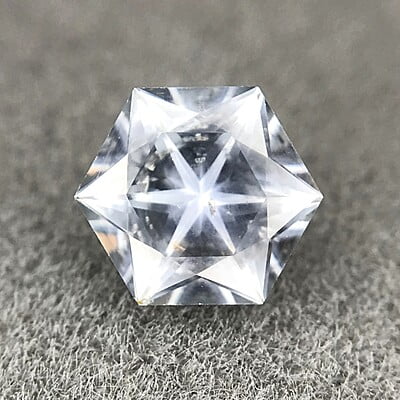 0.64ct Hexagon Brilliant Cut Sapphire