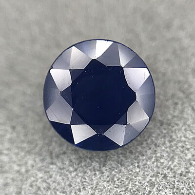 0.76ct Round Mixed Cut Sapphire