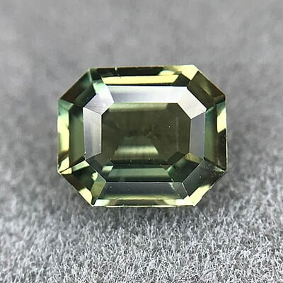 0.66ct Octagon Step Cut Sapphire