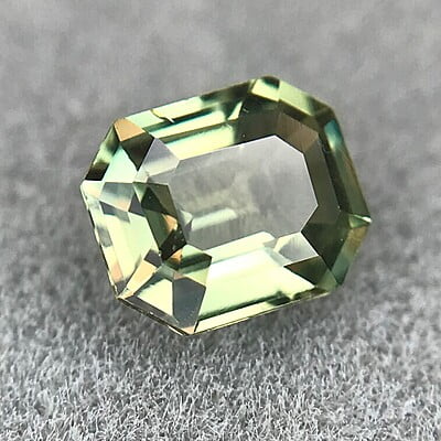 0.66ct Octagon Step Cut Sapphire