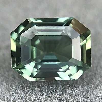 0.72ct Octagon Step Cut Sapphire