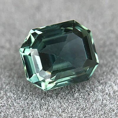 0.73ct Octagon Step Cut Sapphire