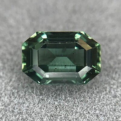 0.76ct Octagon Step Cut Sapphire