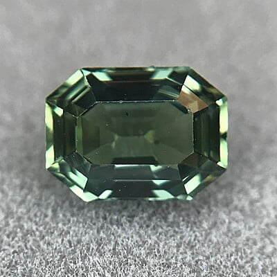 0.77ct Octagon Step Cut Sapphire