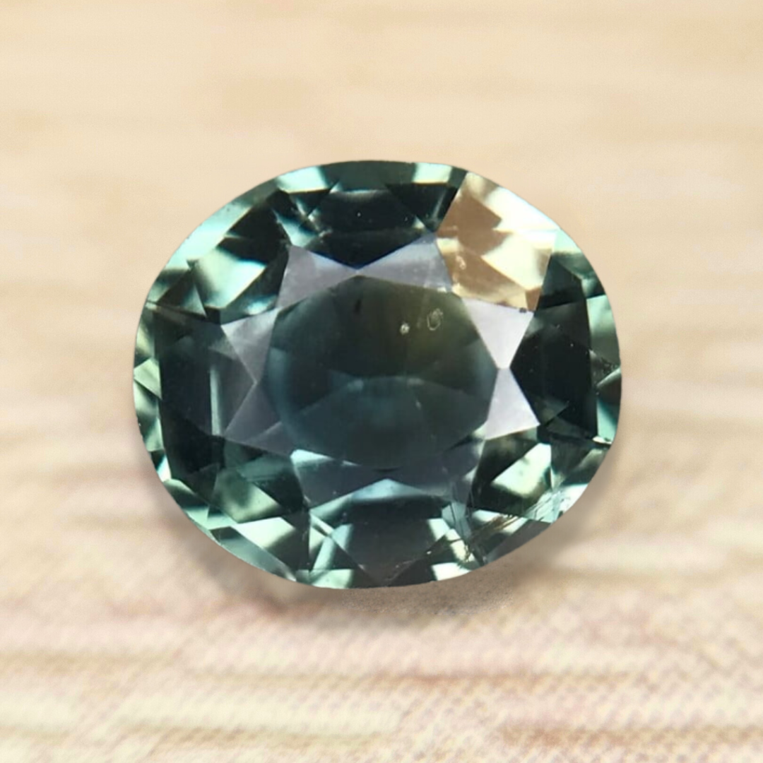 0.78ct Oval Mixed Cut Sapphire