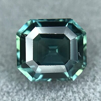 0.80ct Octagon Step Cut Sapphire