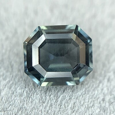 0.80ct Octagon Step Cut Sapphire