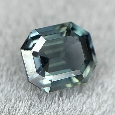 0.80ct Octagon Step Cut Sapphire