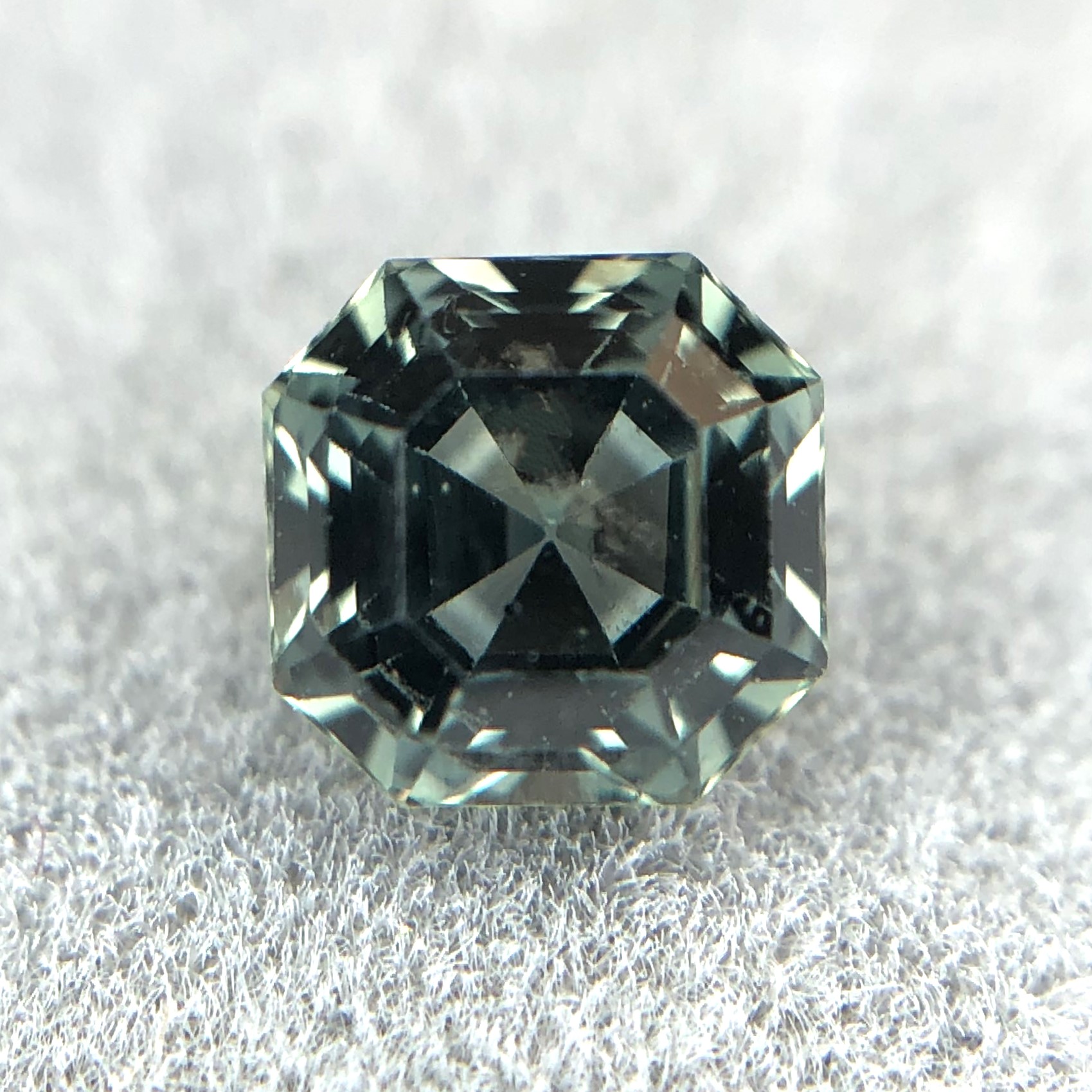 0.83ct Octagon Step Cut Sapphire