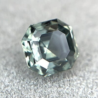 0.83ct Octagon Step Cut Sapphire