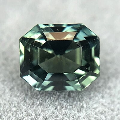 0.85ct Octagon Step Cut Sapphire