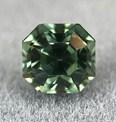 0.86ct Octagon Step Cut Sapphire