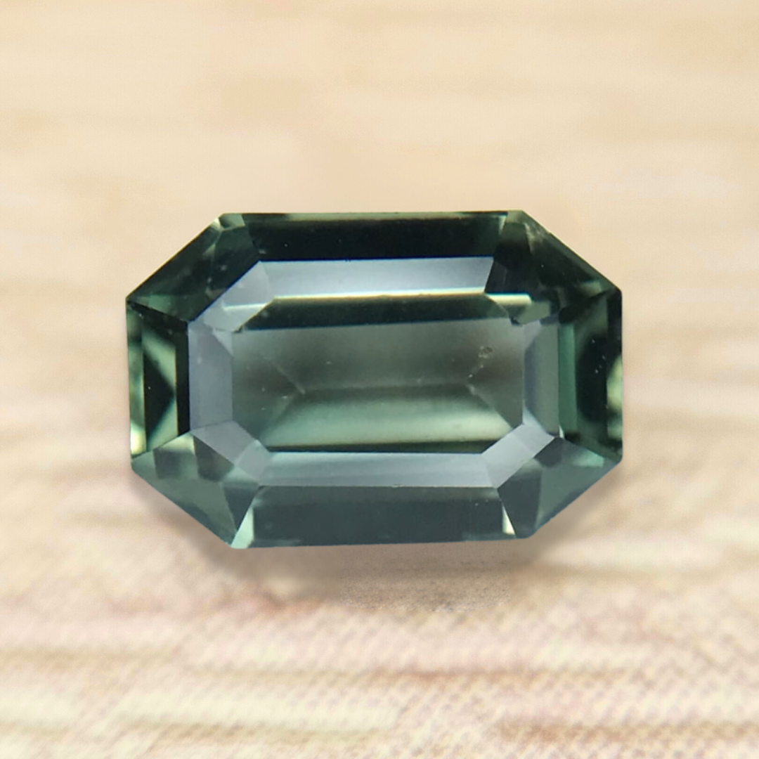 0.90ct Octagon Step Cut Sapphire