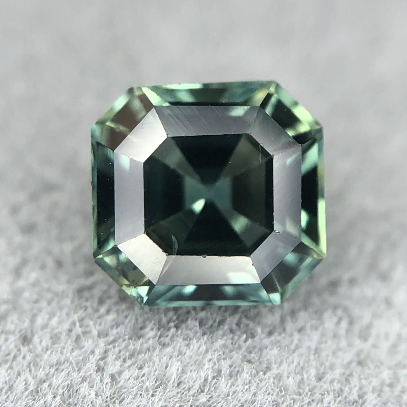 0.91ct Octagon Step Cut Sapphire