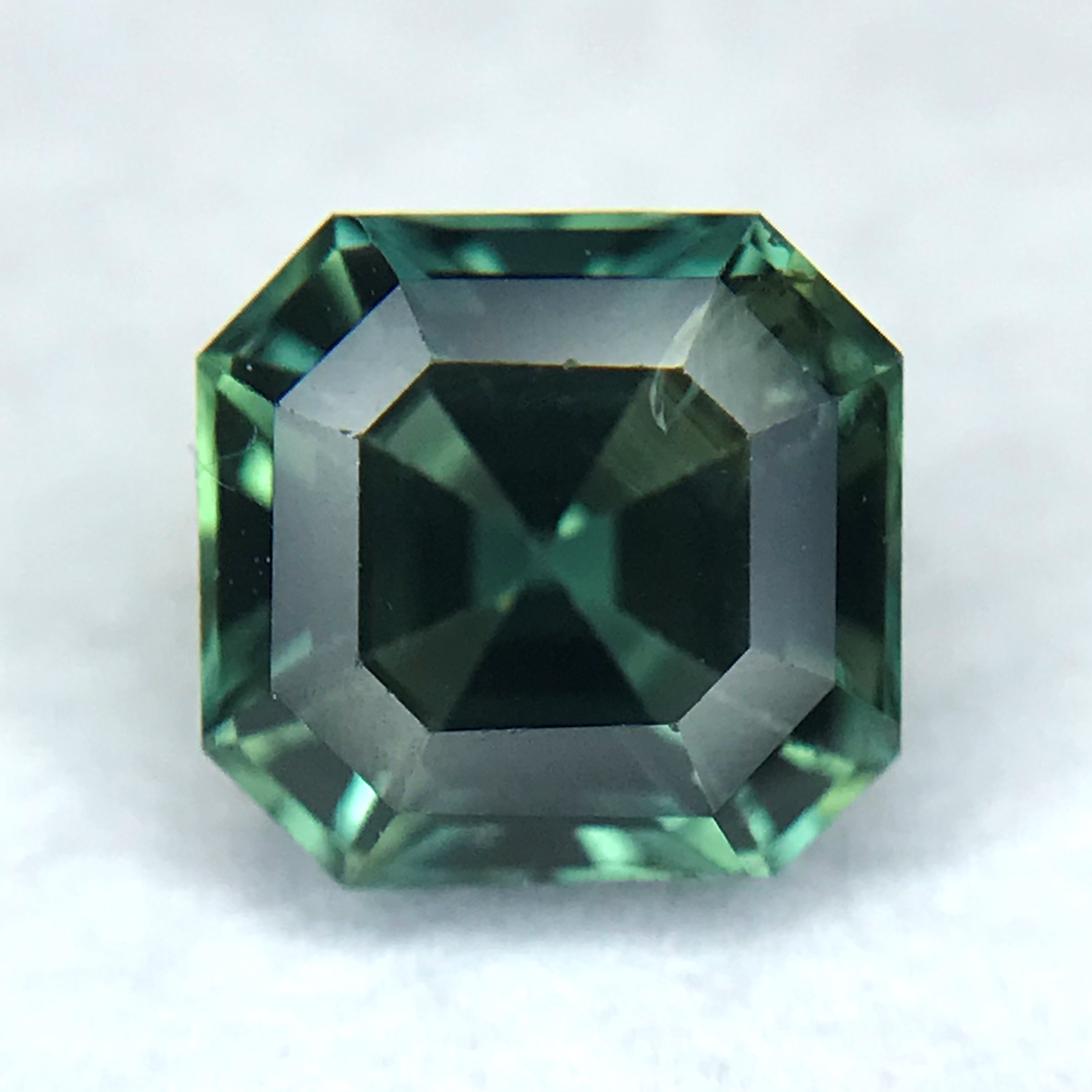 0.91ct Octagon Step Cut Sapphire