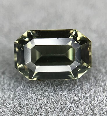 0.91ct Octagon Step Cut Sapphire