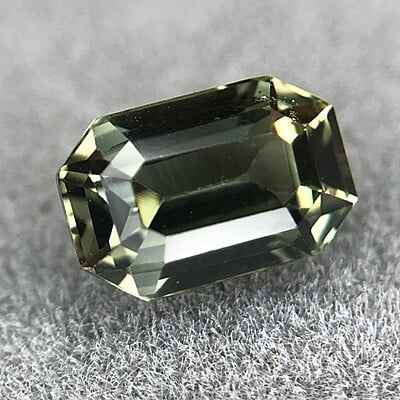 0.91ct Octagon Step Cut Sapphire