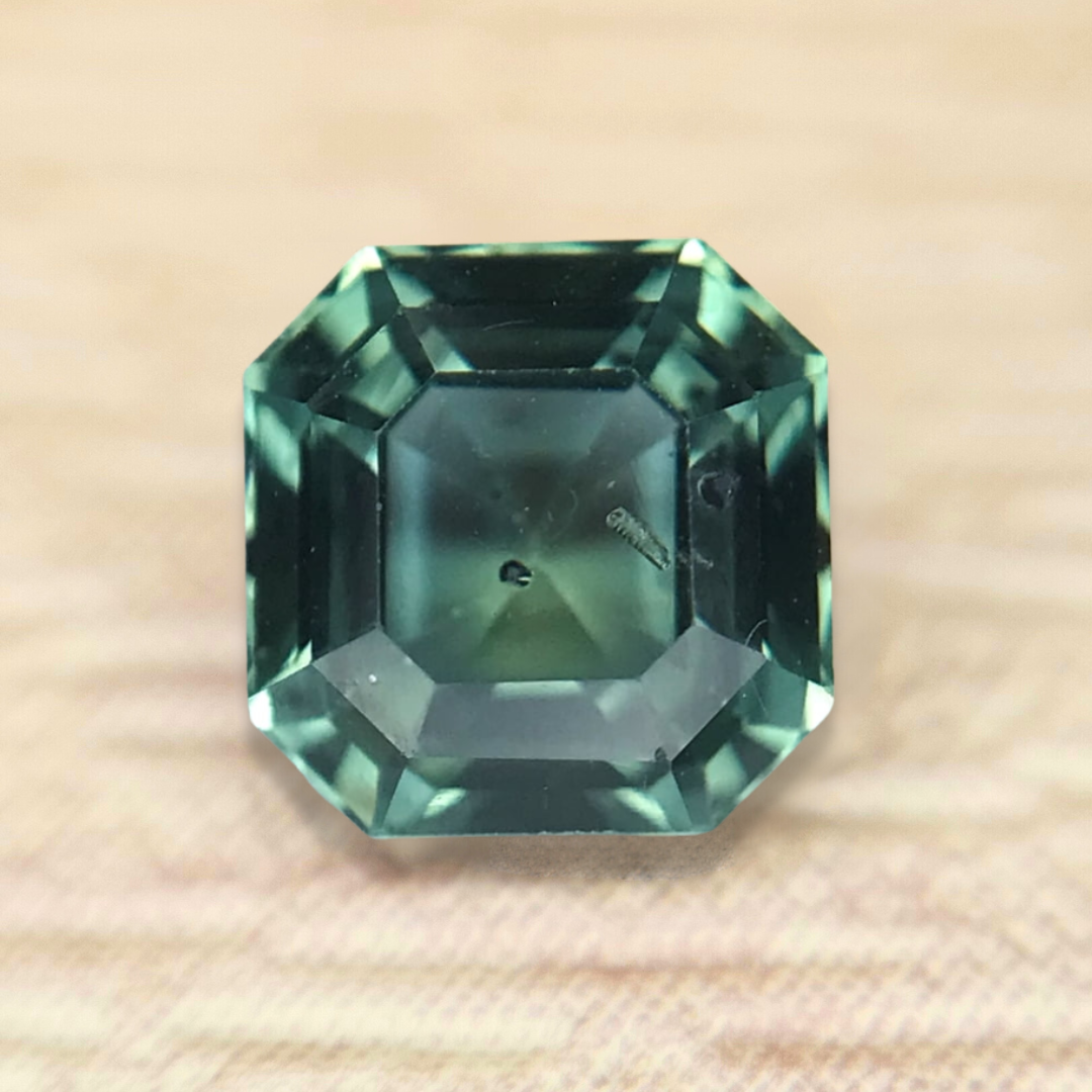 0.93ct Octagon Step Cut Sapphire