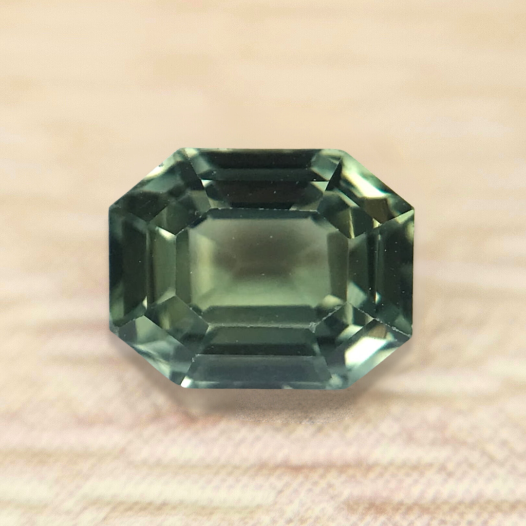 0.99ct Octagon Step Cut Sapphire