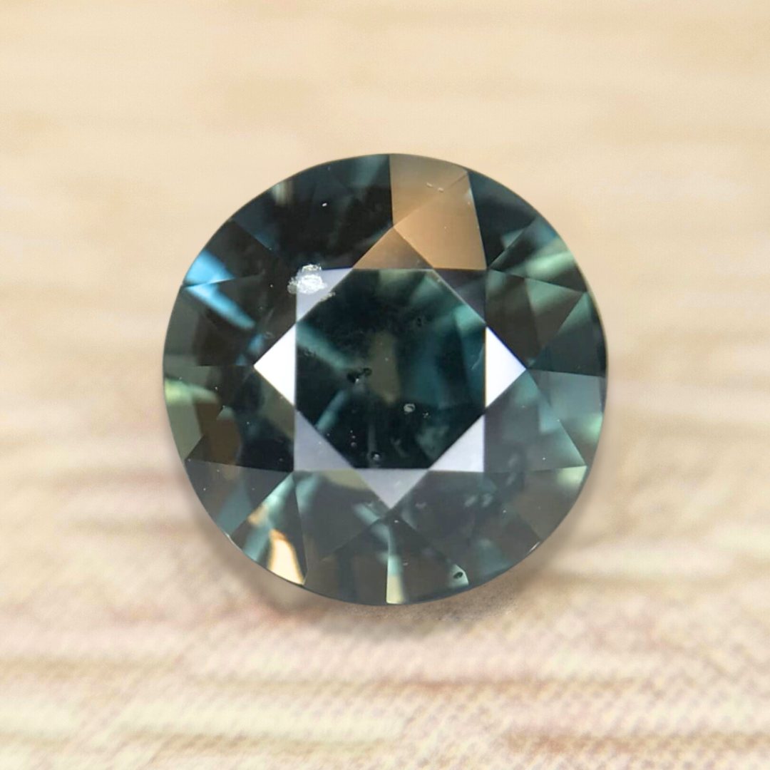 2.61ct Round Mixed Cut Sapphire
