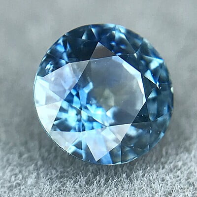 0.96ct Round Mixed Cut Sapphire