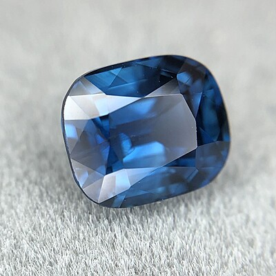 2.02ct Cushion Mixed Cut Sapphire