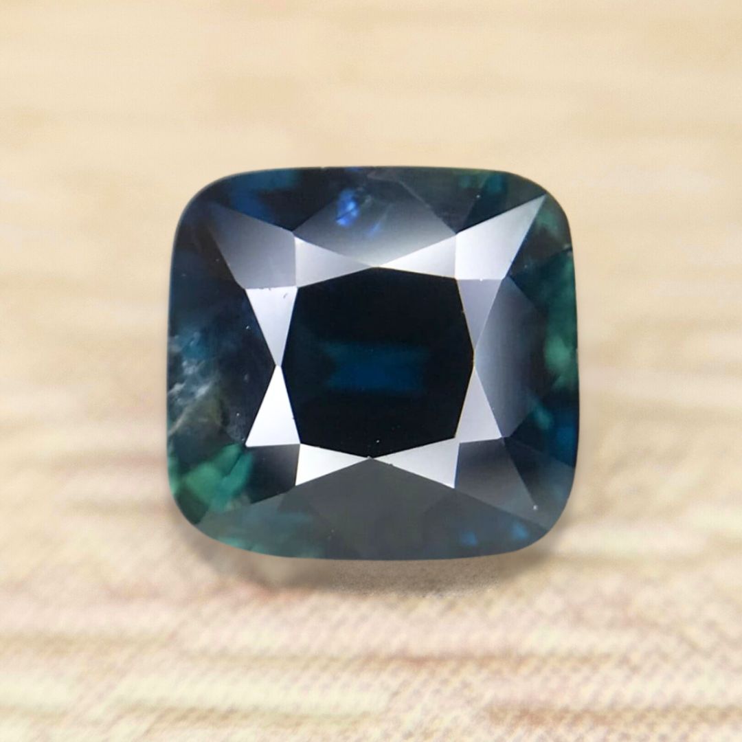 2.05ct Cushion Mixed Cut Sapphire