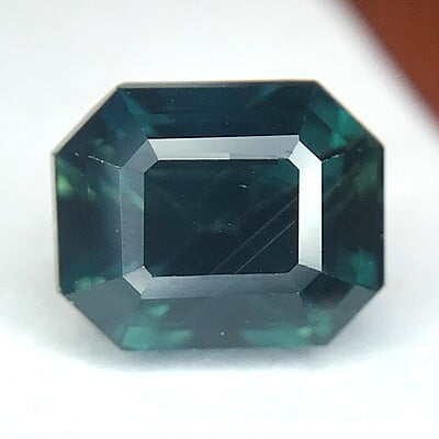2.07ct Octagon Step Cut Sapphire