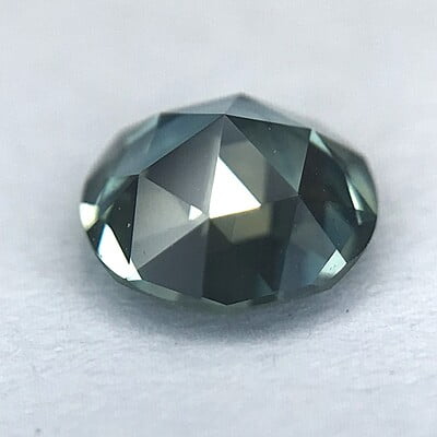 0.69ct Round Rose Cut Sapphire