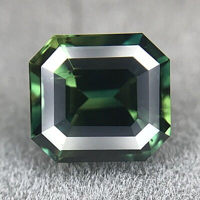 2.11ct Octagon Step Cut Sapphire