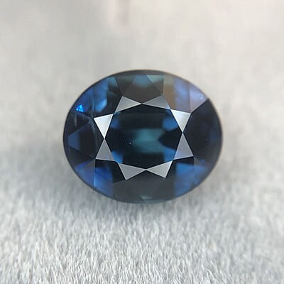 2.08ct Oval Mixed Cut Sapphire