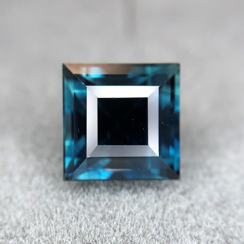 2.04ct Princess Brilliant Cut Sapphire