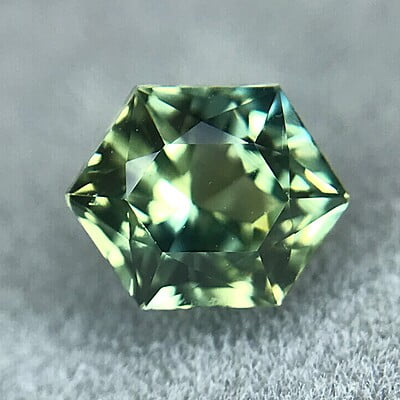 1.03ct Hexagon Step Cut Sapphire