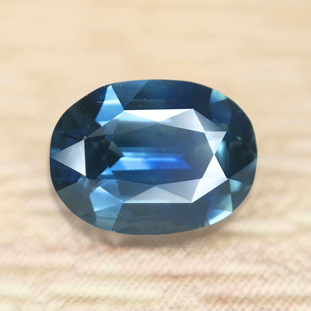 1.54ct Oval Mixed Cut Sapphire