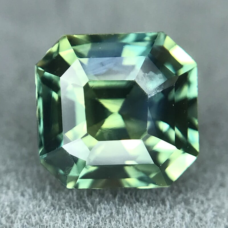 1.54ct Octagon Step Cut Sapphire