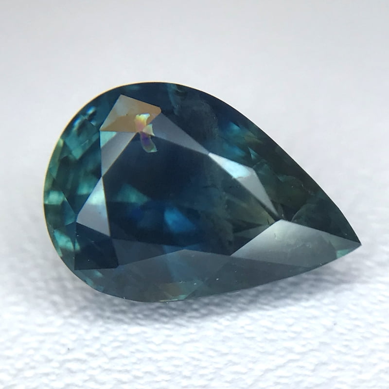 1.63ct Pear Mixed Cut Sapphire