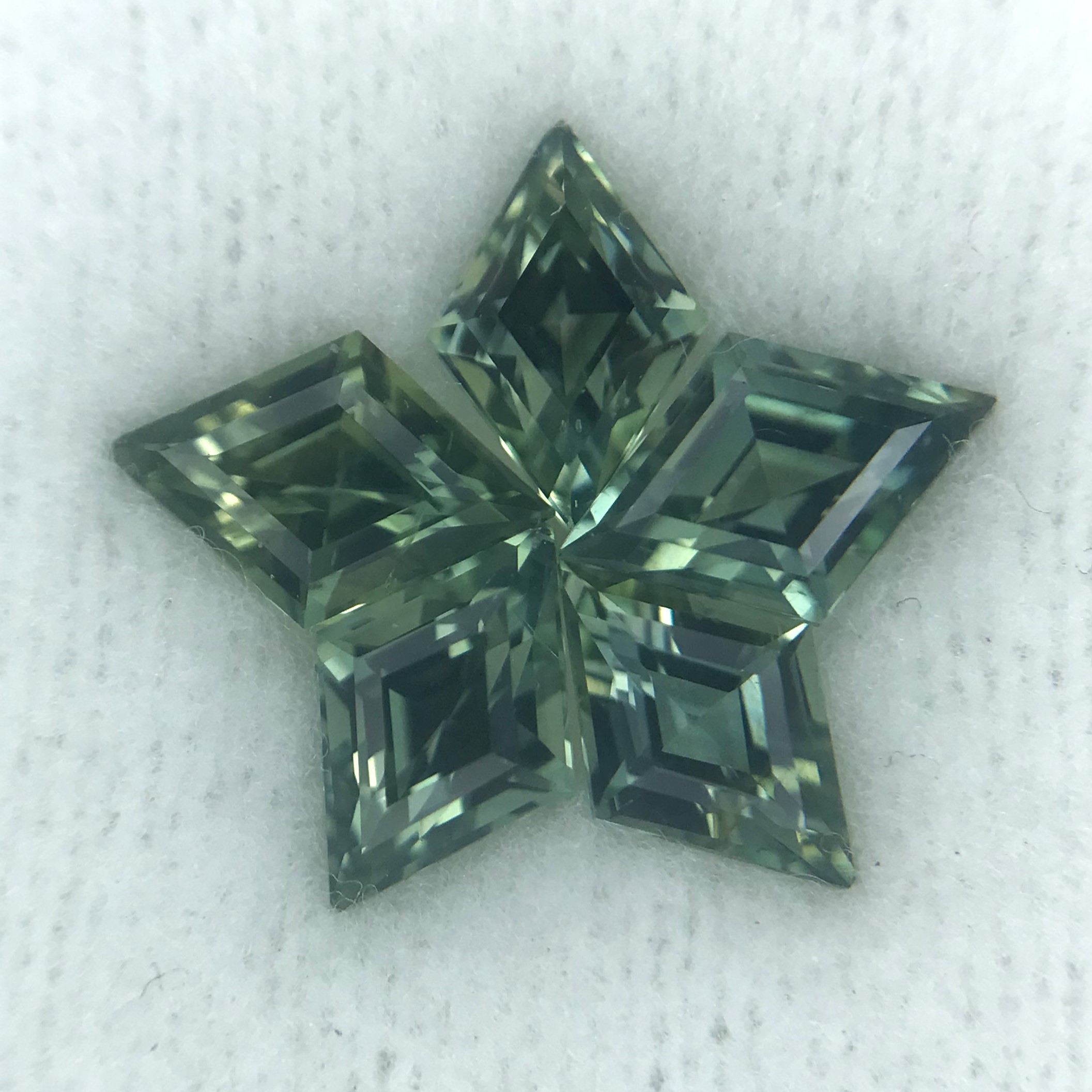 1.79tcw Kite Step Cut Sapphire Parcel 1.79tcw Kite Step Cut Sapphire Parcel