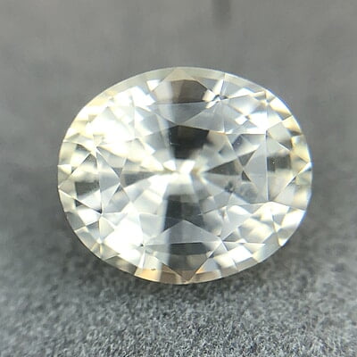 3.26ct Oval Mixed Cut Sapphire