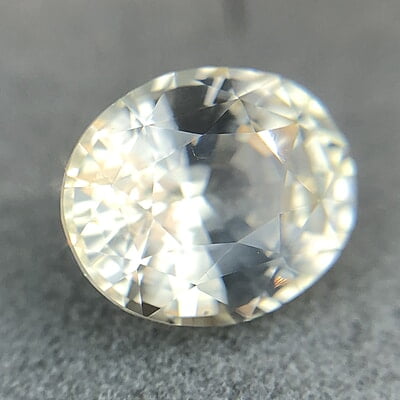 3.26ct Oval Mixed Cut Sapphire