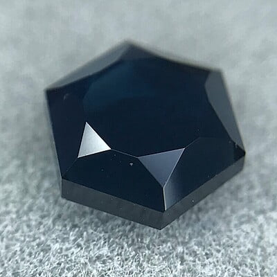 1.24ct Hexagon Step-Cut Sapphire