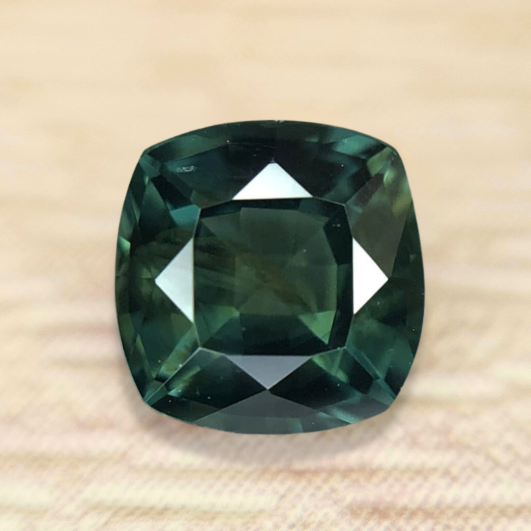 0.77ct Cushion Mixed Cut Sapphire