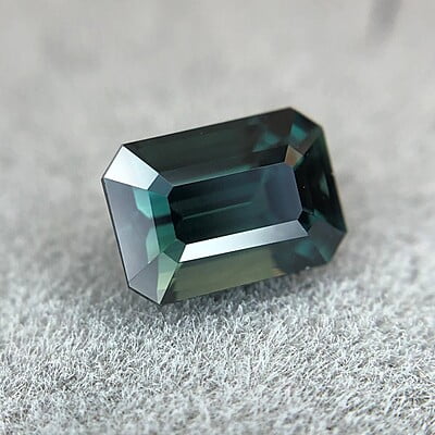 1.02ct Octagon Step Cut Sapphire