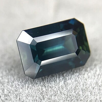 1.11ct Octagon Step Cut Sapphire