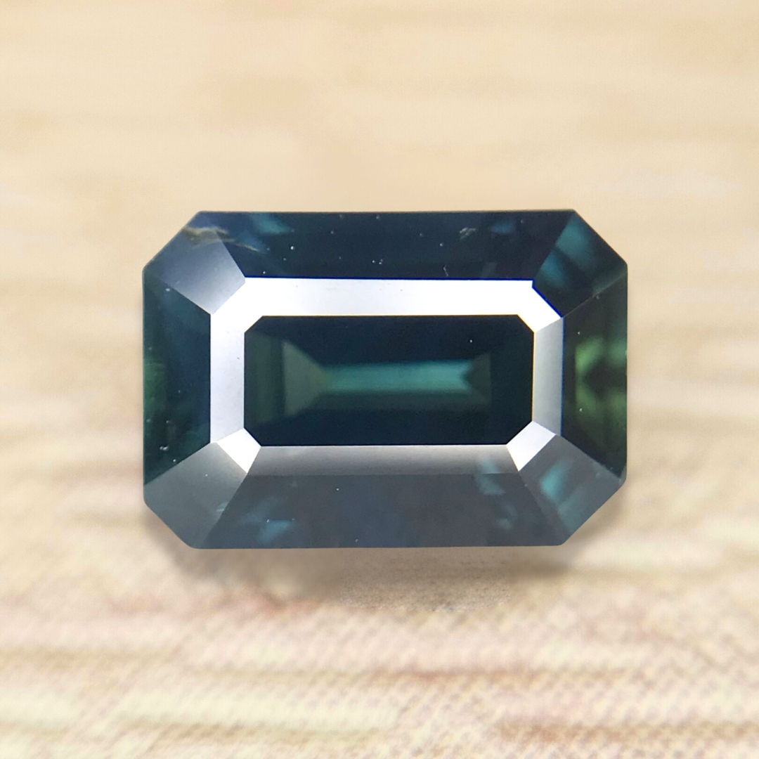 1.11ct Octagon Step Cut Sapphire