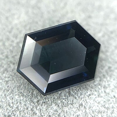 0.76ct Hexagon Step Cut Sapphire